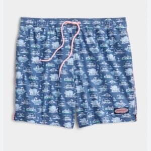 NWOT Vinyard Vines Chappy Swim Trunks 7”